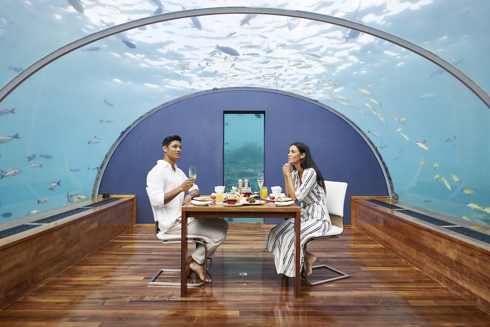 Ithaa Undersea Restaurant at Conrad Maldives Rangali Island thumbnail 2